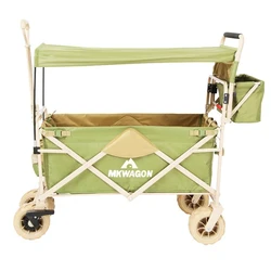 Outdoor Luxury 4 Seats Stroller Wagon 4 Seater Kids Baby Travel Wagon Stroller Camping Folding 4 seat Wagon Stroller with Canopy