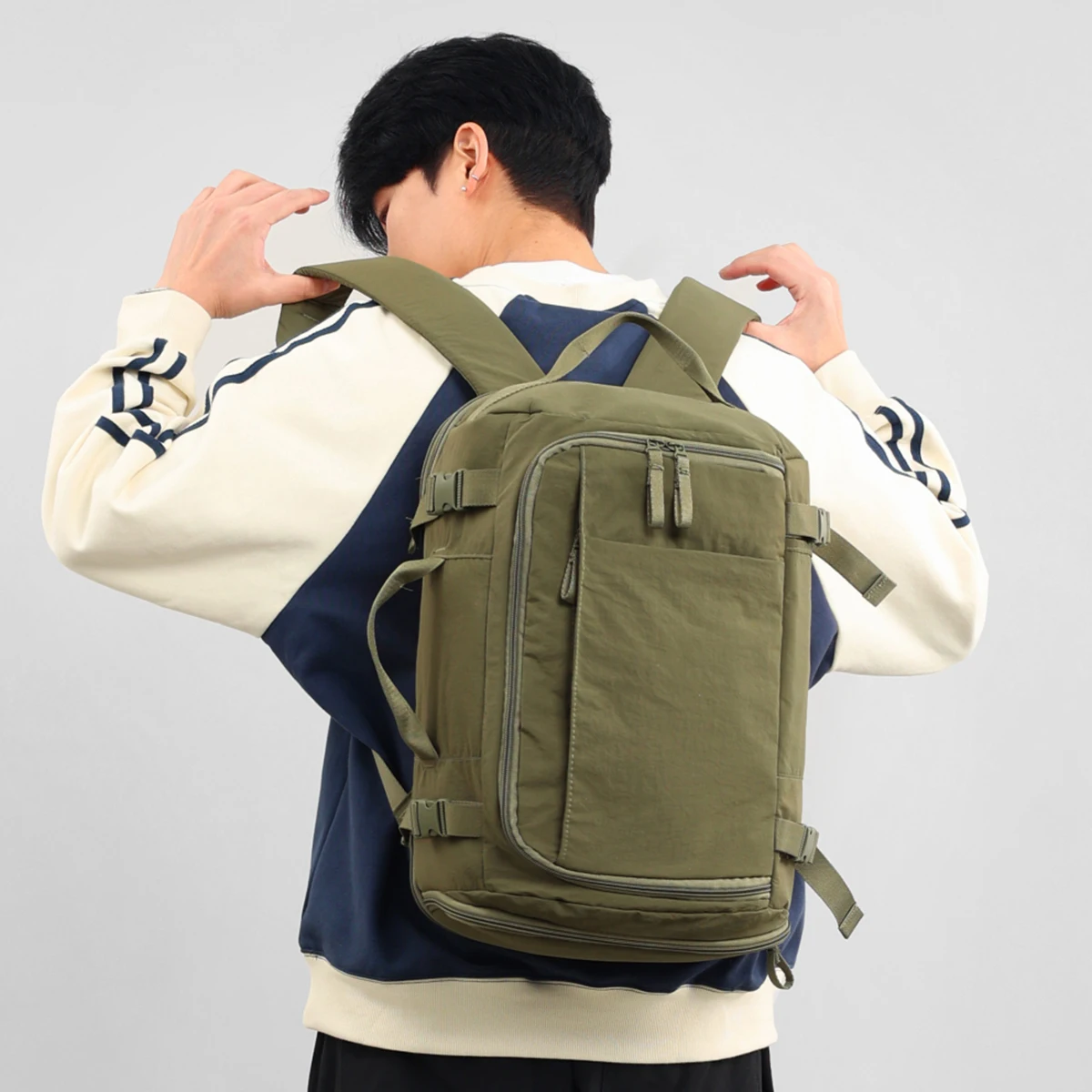 

Ультралегкий рюкзак из ткани Оксфорд большой вместимости, многофункциональный рюкзак для деловых поездок, вместительный компьютерный рюкзак из ткани Оксфорд, рюкзак для кемпинга на природе