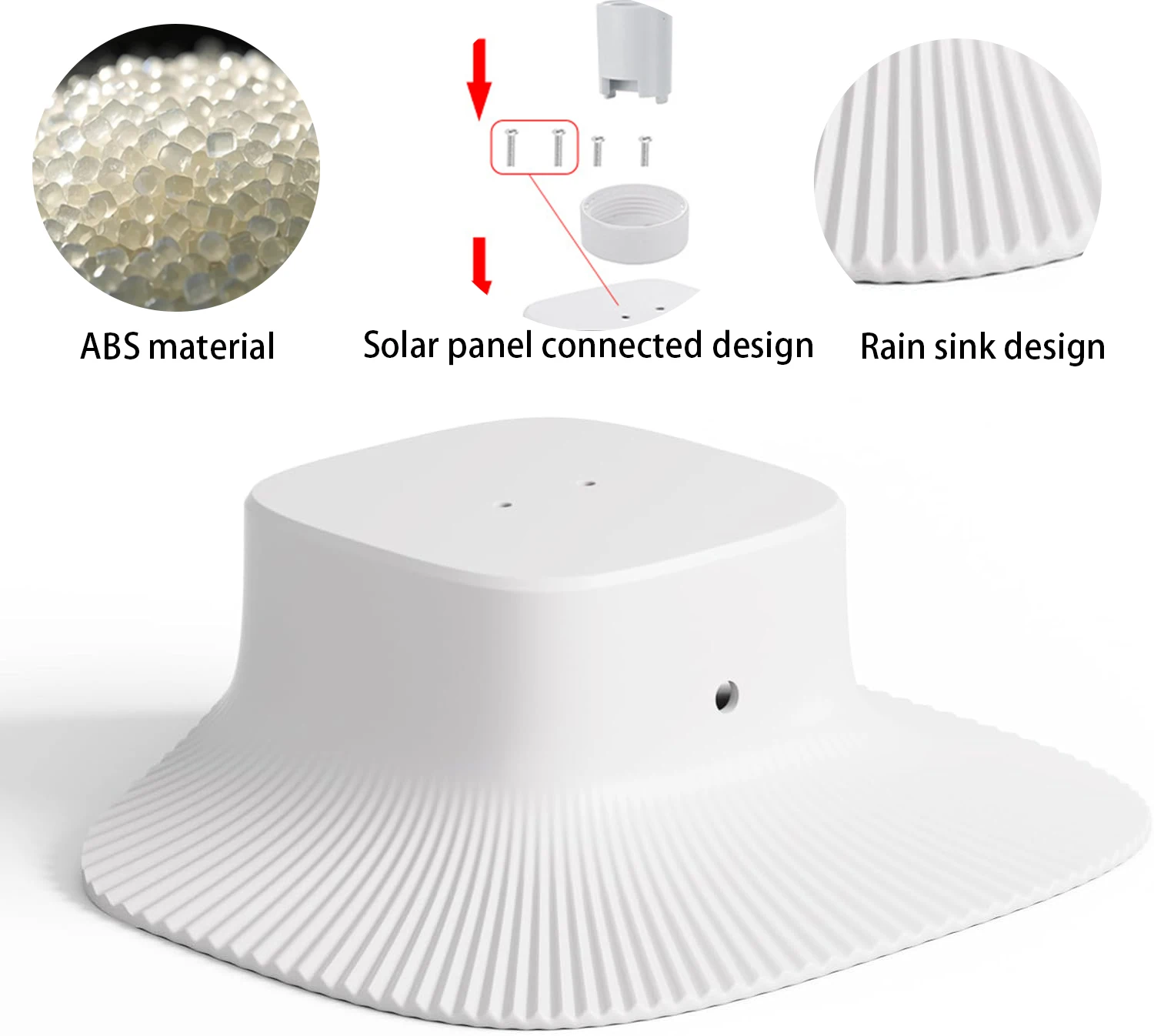 Penutup Pelindung Matahari dan Hujan untuk eufy Security SoloCam S340 - Pelindung Tahan Cuaca, Tahan UV, Tahan Hujan, Tahan Debu