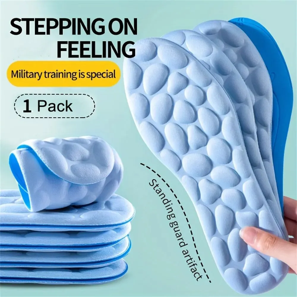 Massage Memory Foam Insoles For Shoes Sole Breathable Cushion Sport Insoles For Feet Orthopedic Insoles Running Care Pads 1pair