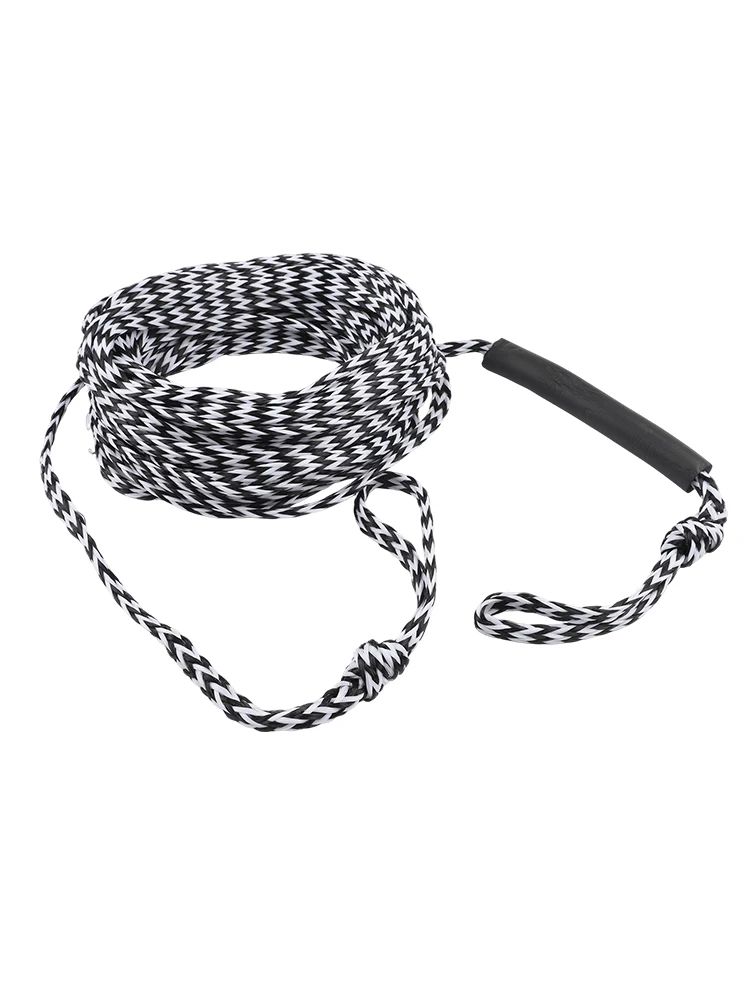 60ft Marine Tow Rope for Tubing 3K Strength for Up to 3 Riders Floating Handle to Prevent Propeller Entanglement