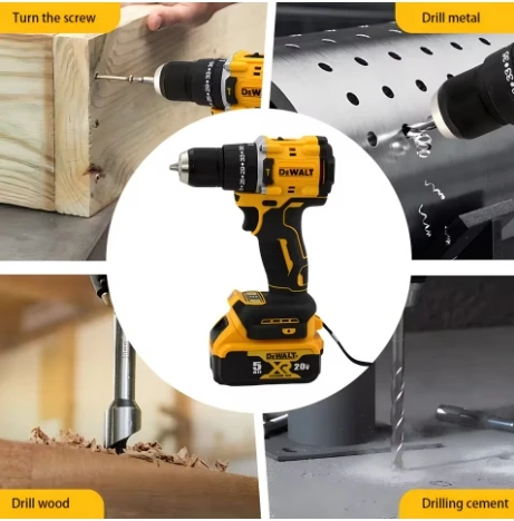 DEWALT DCD805 Бесщеточная компактная многофункциональная электрическая отвертка Инструмент с литиевой батареей 20 В DEWALT DCD805 Бесщеточная компактная многофункциональная электрическая отвертка Инструмент с литиевой батареей 20 В