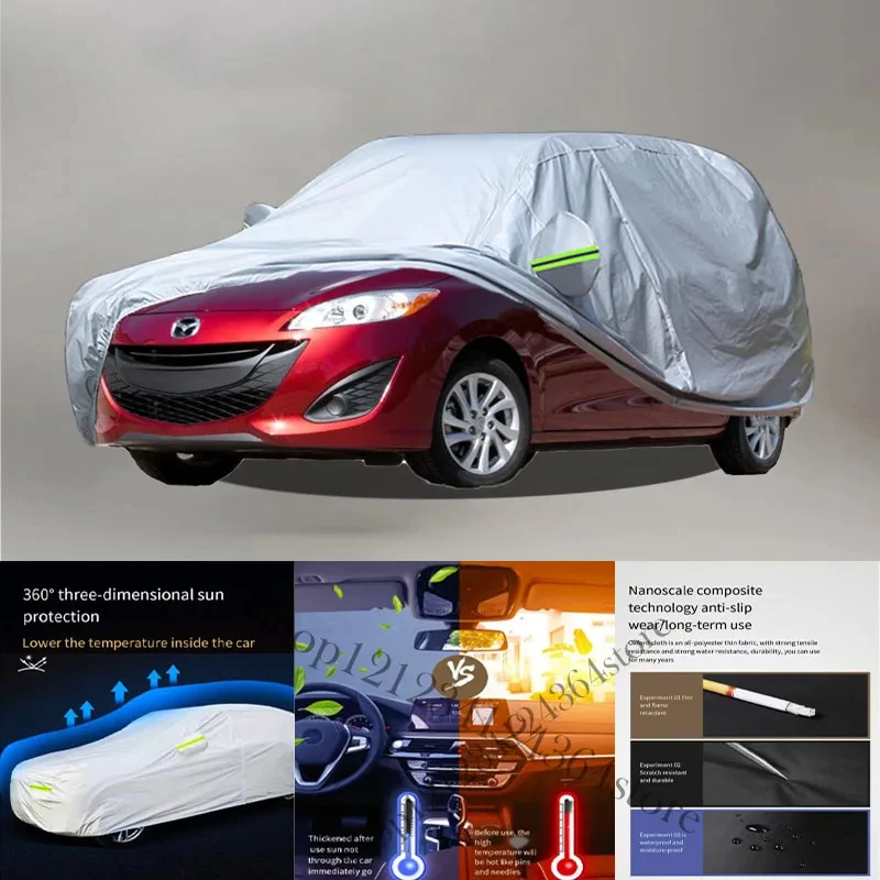 

For Mazda-5 Auto Anti snow Anti dust Anti-uv Anti peeling paint And Anti Rainwater 210t Car cover protection