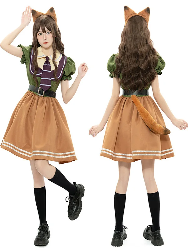 

Милый косплей Доктор для женщин на основе Зоотопии, анимированный фильм, сценический костюм, Ни Джуди, аниме-фильм, представление