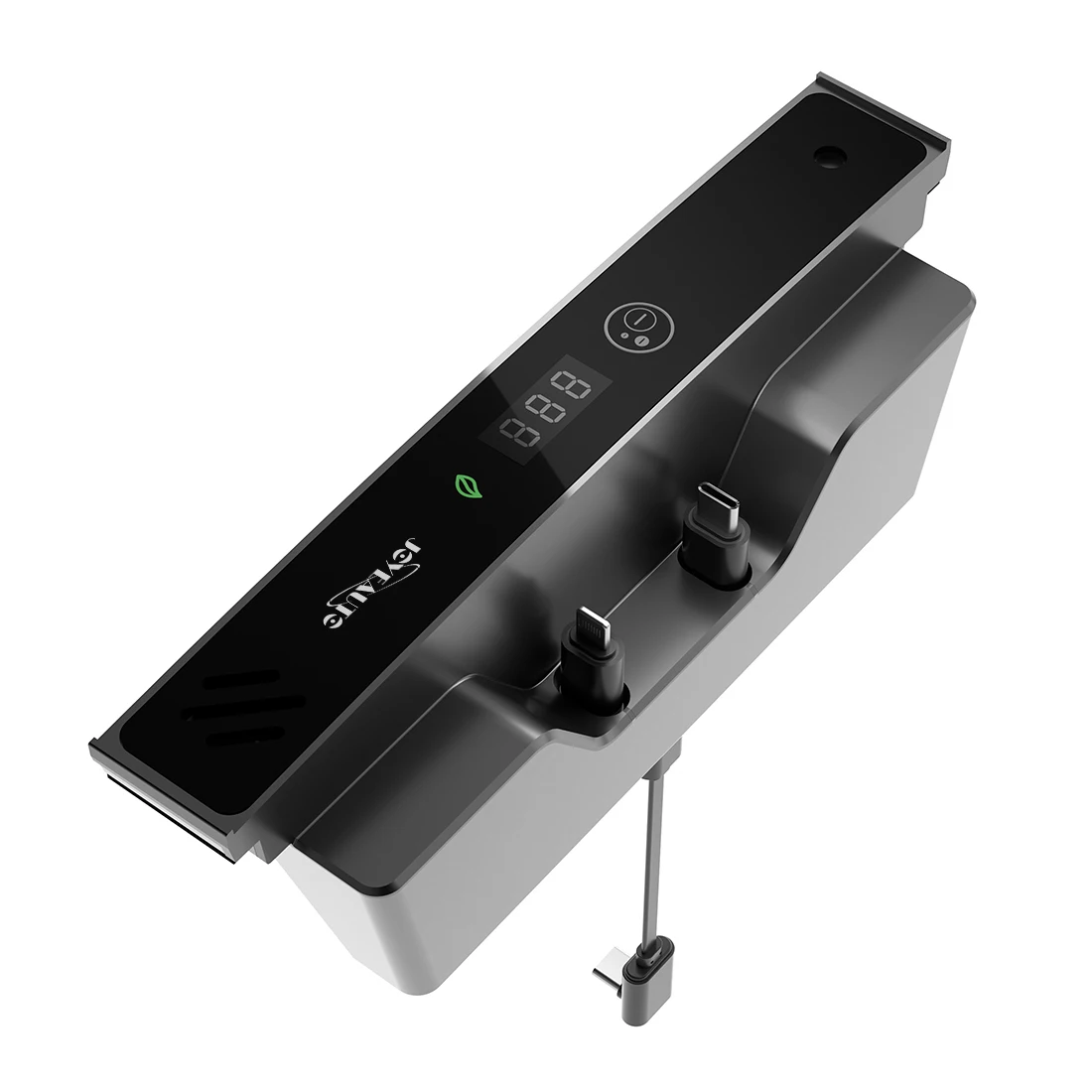 JoyeAuto Docking Station per ioni negativi nuovo Hub USB aggiornato con Display a LED per caricabatterie USB multiporta per Tesla Model 3/Y 2021-2023