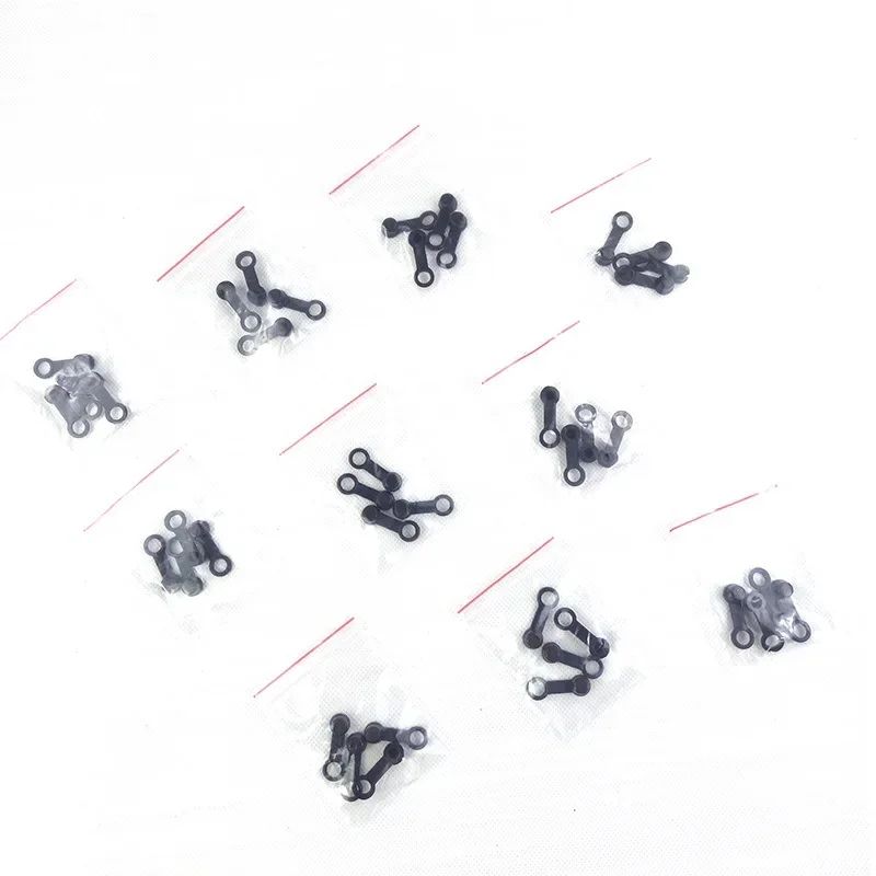 8pcs Universal Black Brake Caliper Bleeder Screw Cap Motorcycle Car Exhaust Oil Discharge Screw Cap Pump Rubber Dust Cover