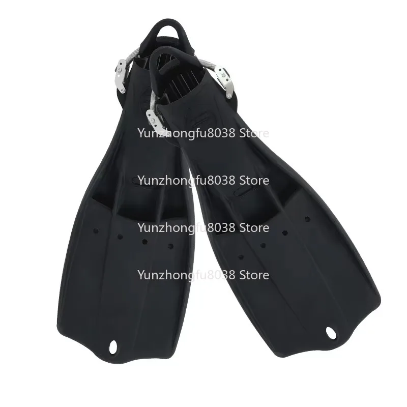 GT100 Open Heel Fin, Rubber Stainless Steel, Open Heel Fin