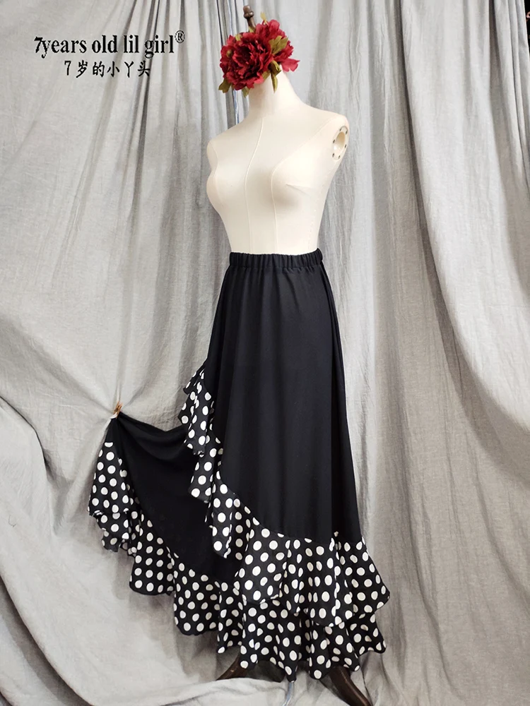 スペインのフラメンコ衣装パフォーマーのドレス女性女の子ジプシー社交 1 フェスティバルパフォーマンスダンスウェア複数の色 BU28