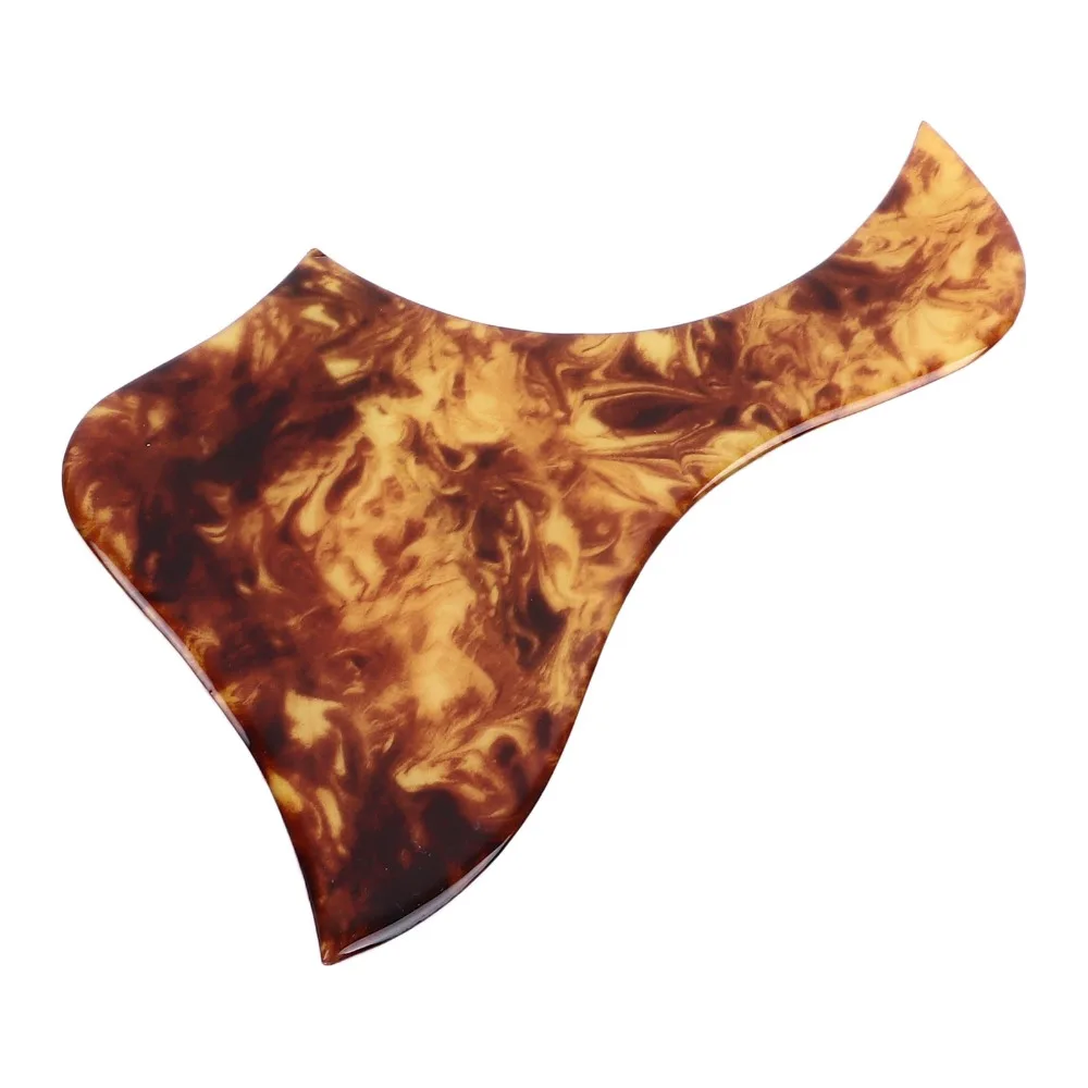 Thickened Guitar Pickguard Self Adhesive Celluloid Material Acoustic Guitar Pickguard Clear Amber Scratch Plate Acoustic Guitar