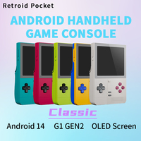 Retroid Pocket Classic RP Classic Retro Handheld Video Game Console 5000mAh Battery 3.92 AMOLED Screen Android 14 PSP PS2 Gaming