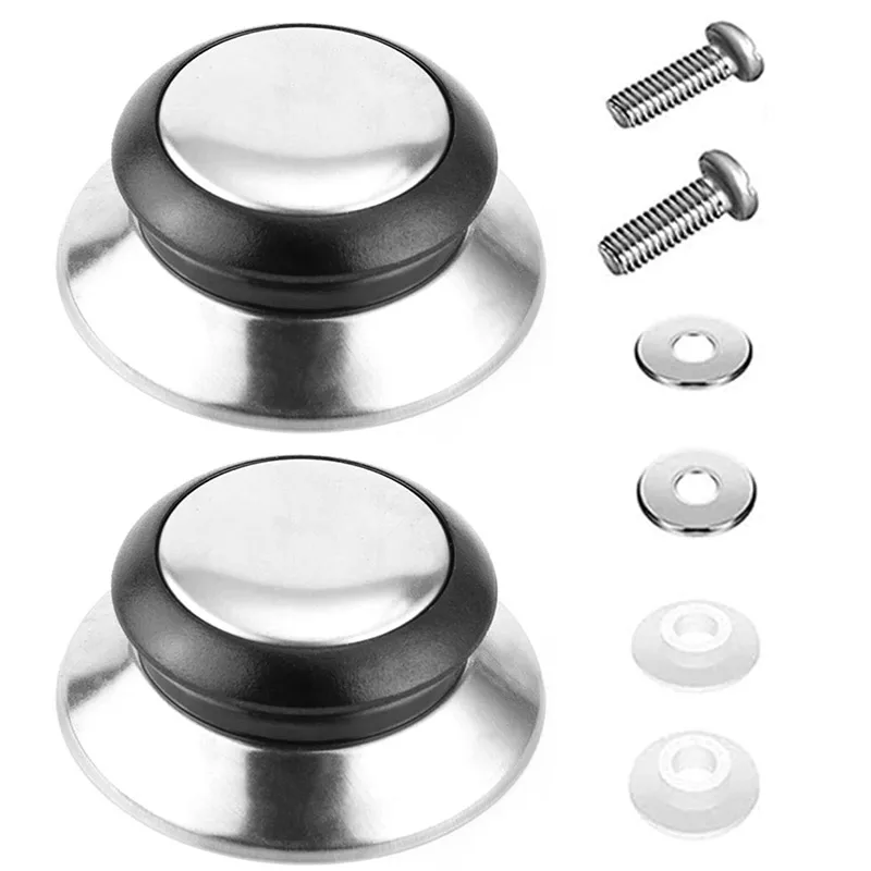 1/2pcs 5mm-12mm Lib Cover Knob Cap Heat-resistant Cooking Pot Pan Lid Knob Replacement Lifting Handle Kitchen Cookware Accessory