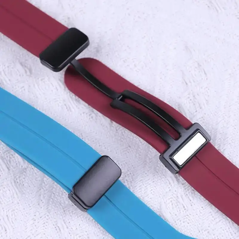 20mm 22mm Silikon Magnetische Band Für Xiaomi Mi Uhr 2 Pro/Mi uhr Farbe 2 Armband Correa für Xiaomi Uhr S4 S3 S2 S1 Aktive – Detail 6