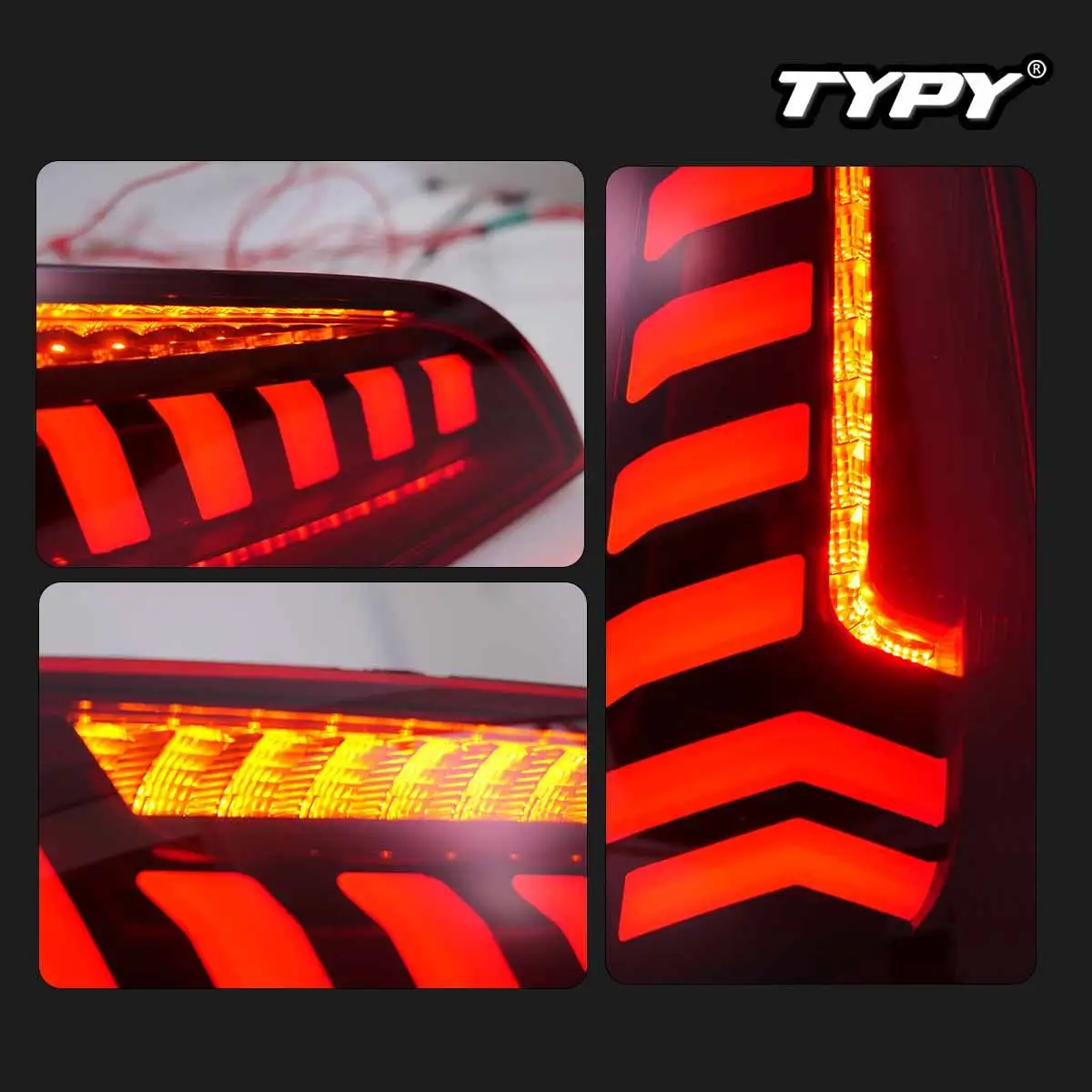 

TYPY Car For Audi Q5 LED Taillight 2008-2018 Upgrade Modified to New DRL Dynamic Turn Signal LED Taillight Auto Accessories