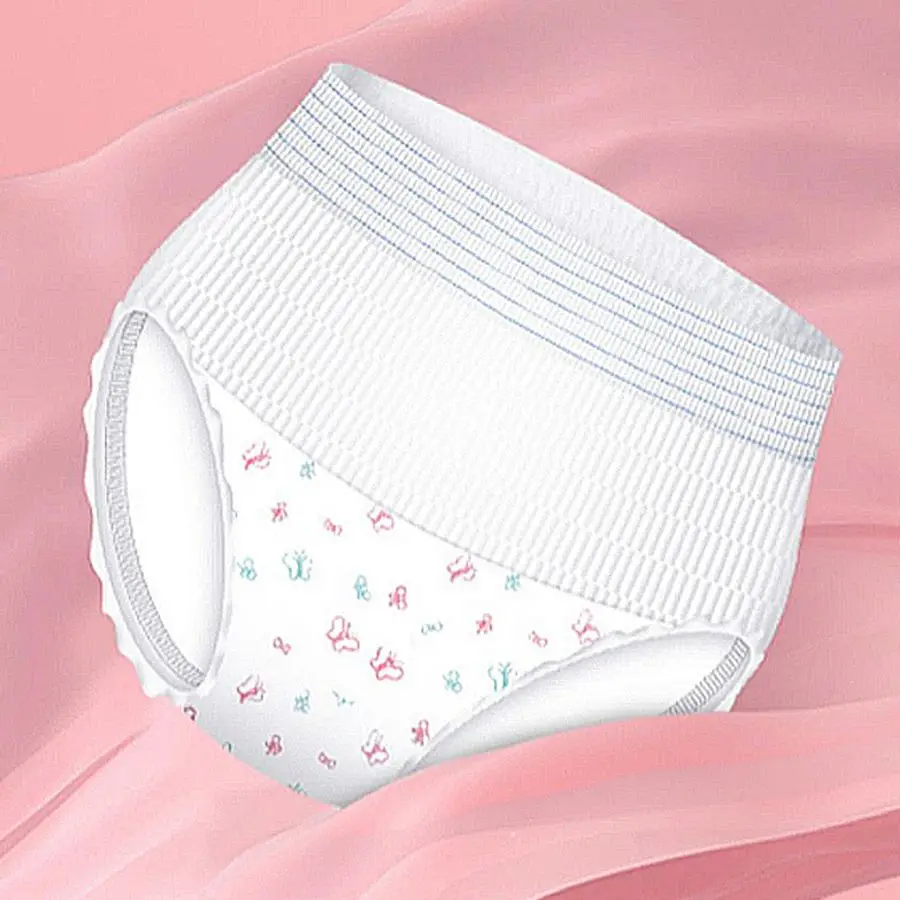 Disposable breathable sanitary napkins for preventing side leakage in maternity sleeping pants..