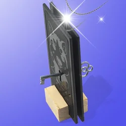 Magical Chain Magic Tricks Penetrate Magia Magician Close Up Illusion Gimmick Props Mentalism Impossible Chain Through Solid Key