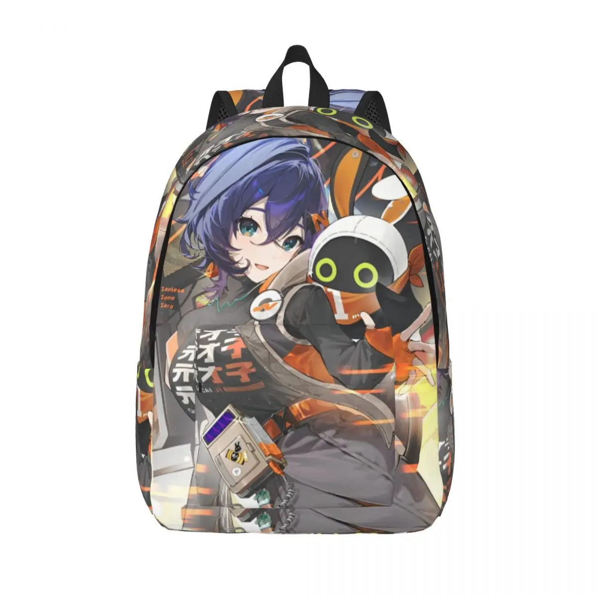 

Рюкзак Николь Демара для детского сада, ученика начальной школы Bangboo Zenless Zone Zero, сумка для книг для мальчиков и девочек, детский парусиновый рюкзак