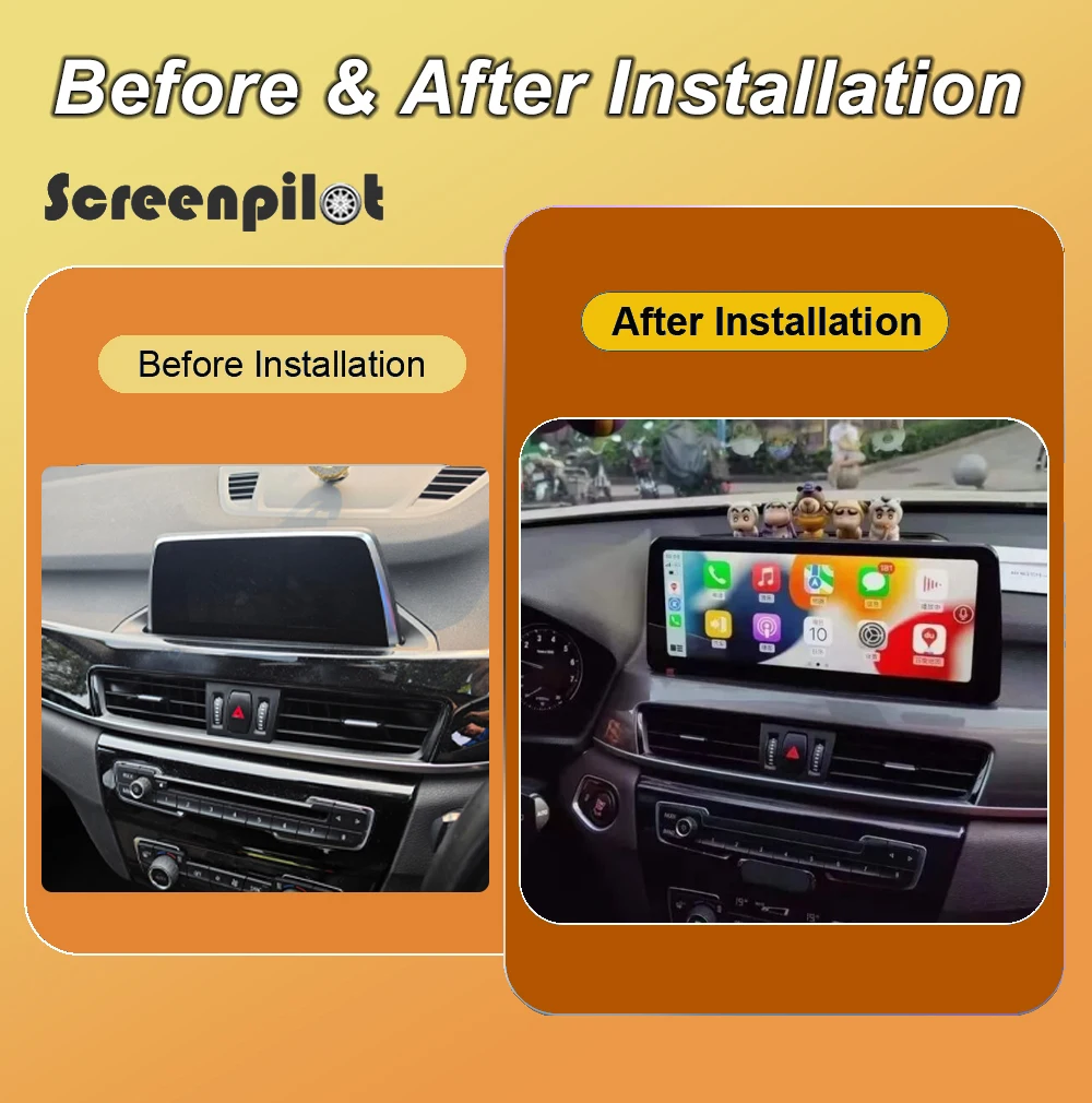 12.3 inch 8 Core Android 16 Carplay Car Radio For BMW X1 E84 2016-2020 Multimedia Video Player GPS Head Unit 2K QLED 4G BT wifi