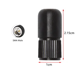 2PCS WIFI Antenna 2.4G MINI Short Glue Stick Small Size Bluetooth External Wireless Module Router Antenna SMA Male 2400-2500m
