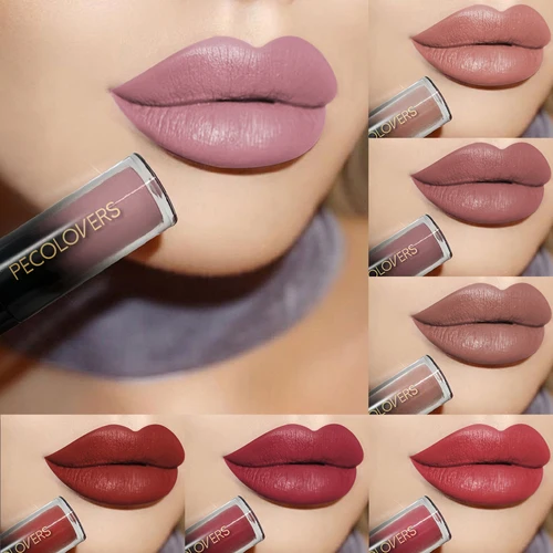 Lápiz labial líquido mate de terciopelo resistente al agua de 14 colores: colores duraderos para todo tipo de piel, regalo perfecto para cualquier día