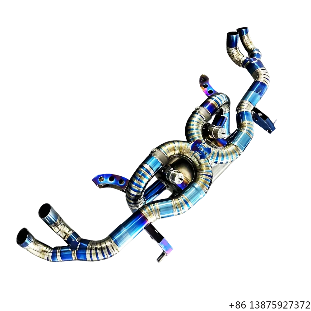 

Titanium Blue Finish Cat-Back Axle-Back Exhaust System for Huracan LP580 LP610 5.2L V10 2014-2018