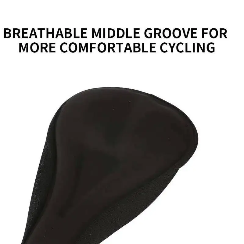 ESLNF High Quality Comfortable Exercise Gel Bike Seat Cover 3d Non-Planar Silicone Bicycle Seat Cover view 5