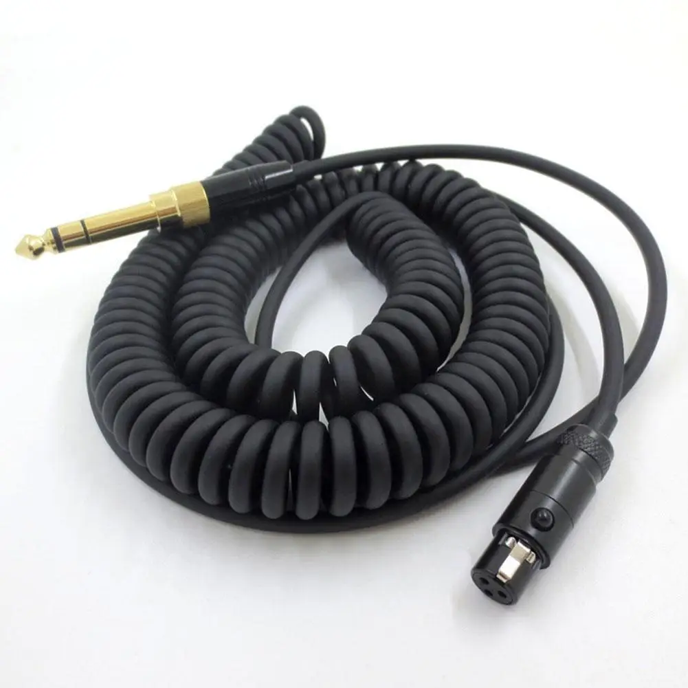 Cable de resorte para auriculares, accesorios de Cable de Audio para K240 K141 K271 K702 K712 181 Mini XLR