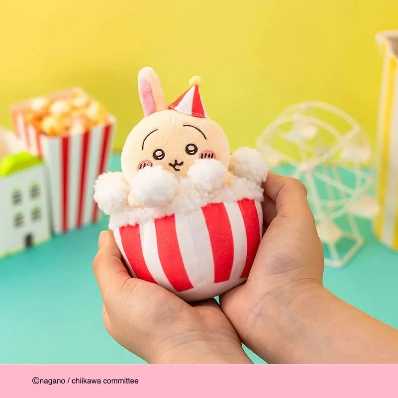 Chiikawa Hachiware Usagi Kawaii Anime Cartoon Package Paradise Series Plush Pendant Popcorn Cute Exquisite Funny Fashion Soft