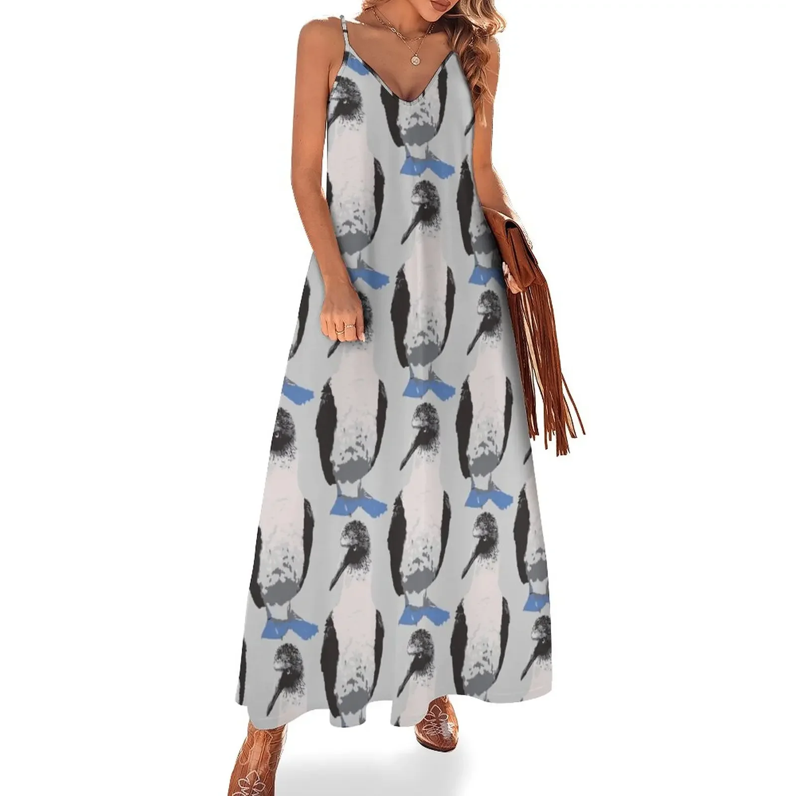 

Blue Footed Boobie Sleeveless Dress women's clothing korea stylish Clothing women's clothing summer 2025 novelties