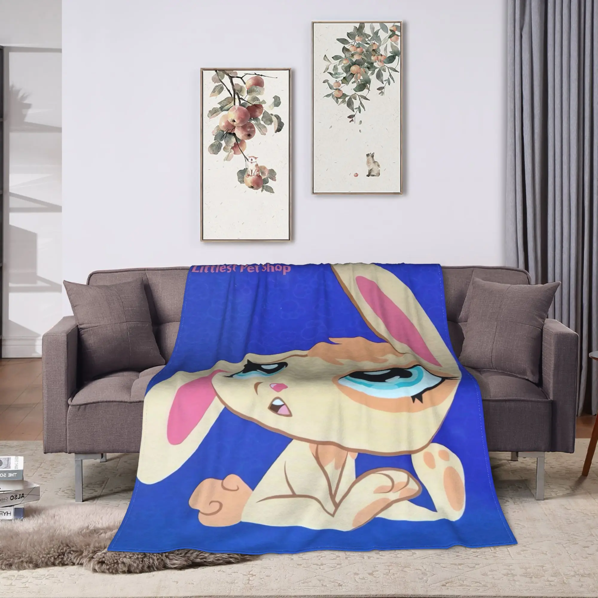 أصغر متجر الحيوانات الأليفة بطانيات قطيفة للأطفال الكبار الفانيلا رمي بطانية الأريكة كرسي سوبر لينة جودة المفرش هدية عيد ميلاد #2