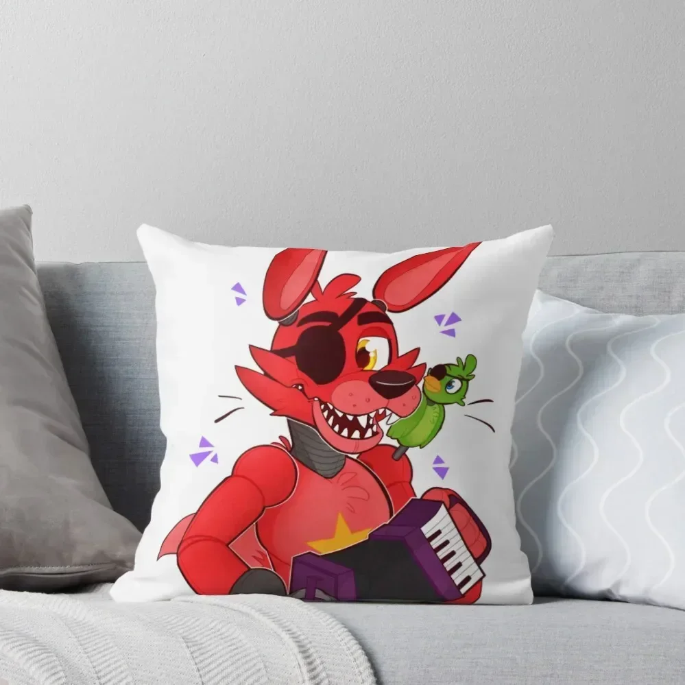 Rockstar Foxy - Me Bird Likes Ya' Throw Pillow Christmas Pillow Pillow Covers Decorative Pillowcases