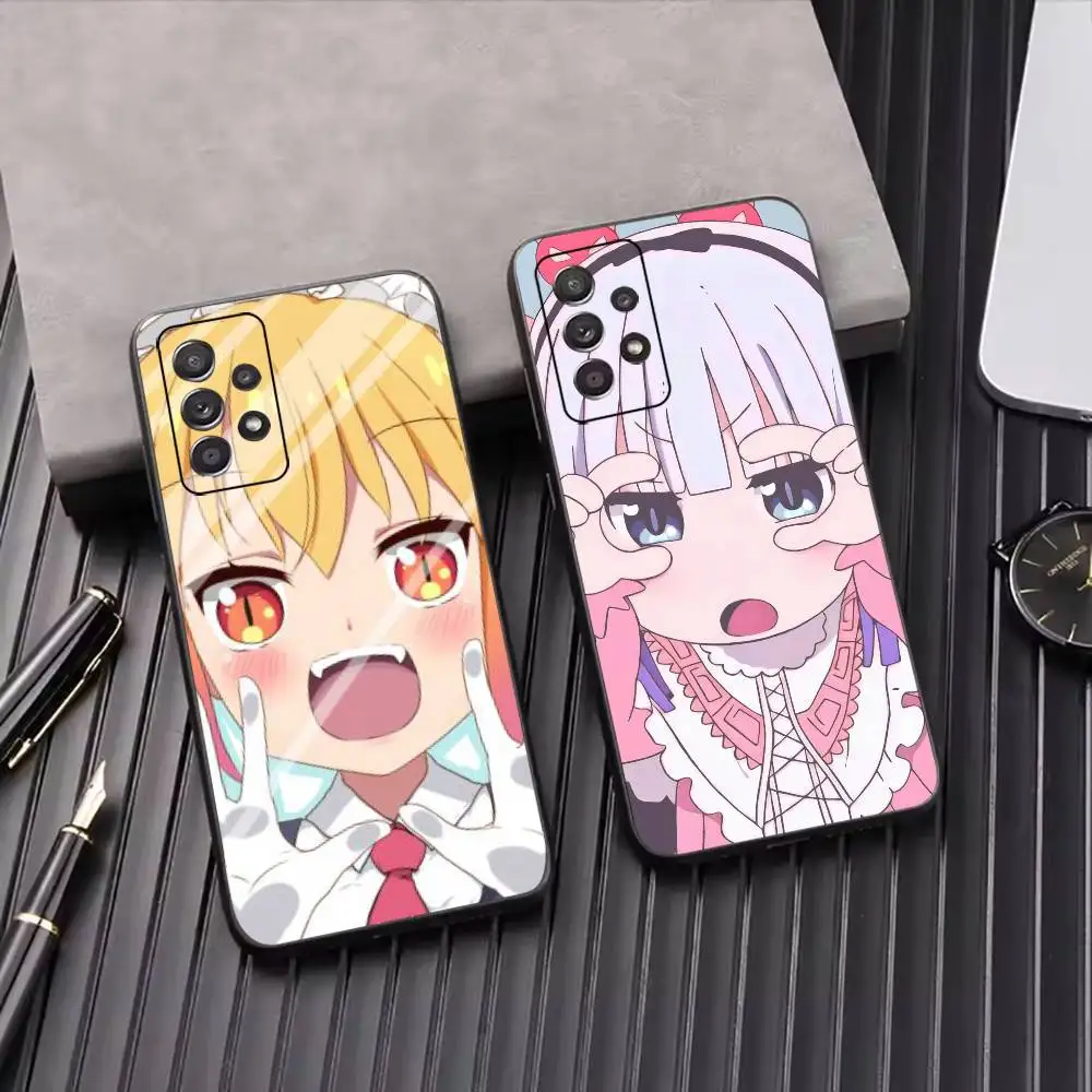 Miss Kobayashi Dragon Maid Kanna Phone Case For Samsung S25,S24,S21,S22,S23,S30,Ultra,S20,Plus,Fe,Lite,Note,10,Black Cover