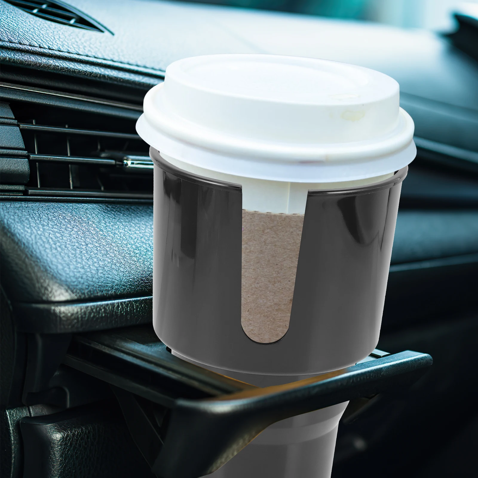 

Car Cup Holder Expander ABS Material Universal Fit for Most Vehicles Large Opening Beverage Rack for Truck Water Bottle Holder