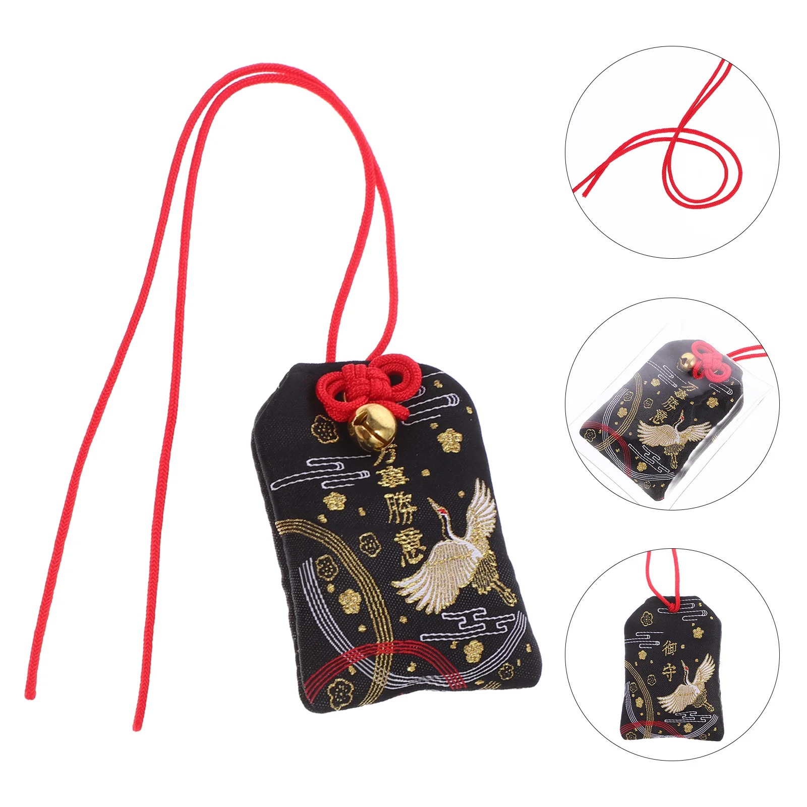 2 szt. Japońskie woreczki Omamori z błogosławieństwem, wykwintne, lekkie amulety, idealne do domu, samochodu, torby, zawieszki, dekoracje na festiwale