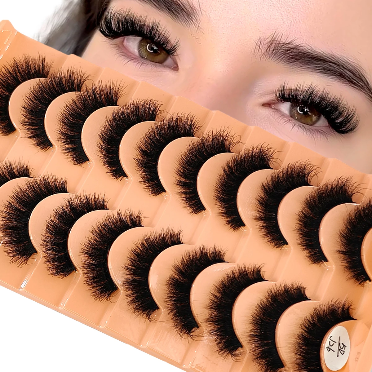 New 10Pairs Eyelash…