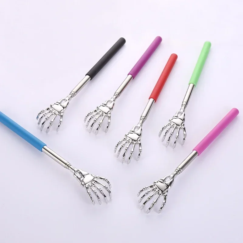 2024 New Ghost Hand Stainless Steel Telescopic Scratching Massager Stainless Steel Scratching Scratching Scratcher Crafts