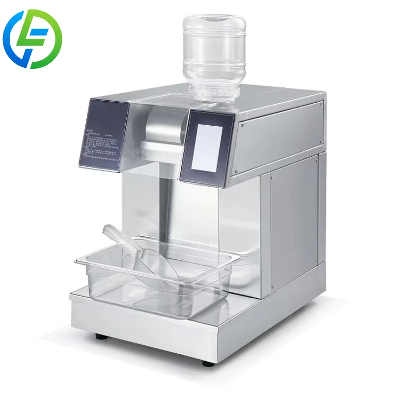 Customize Milk Ice Machine Snowflake Bingsu Machine Made in China Emerson Fusheng Bristol Compressors Gear Motor Core Components