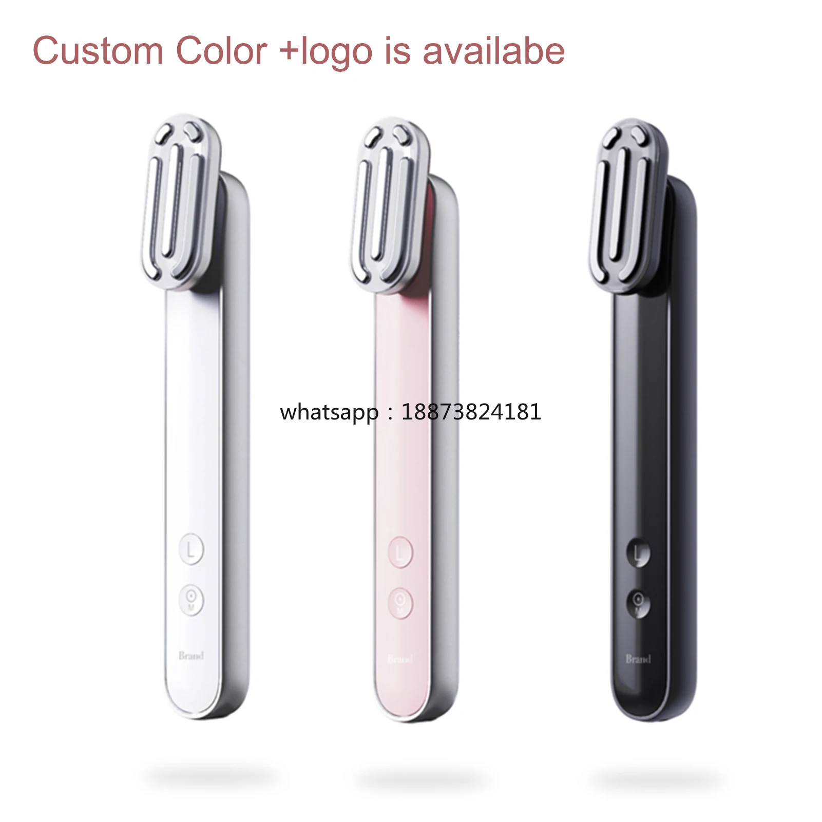 เครื่องนวดหน้าแบบชาร์จไฟได้ ระบบสั่นสะเทือน ยกกระชับใบหน้าและลำคอ รุ่น 2025 จัดส่งรวดเร็ว