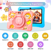New Kids Tablet 5G WiFi Google Learning Education Learning Toy Tablet Kids Android 14 Children 4+128GB 3000mAh Boys Girls Gifts