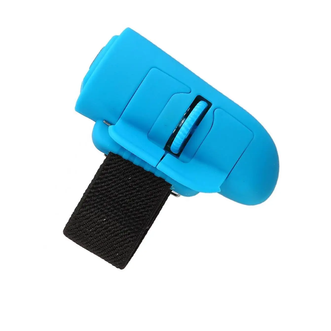 

Мини-мышь на палец, беспроводная USB-оптическая кольцевая мышь для портативных ПК, синяя
