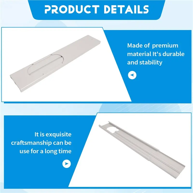 Customer Favorite 3PCS Adjustable Portable Window Kit Plate For Air Conditioner Accessories Air Conditioner Window Attachment-55