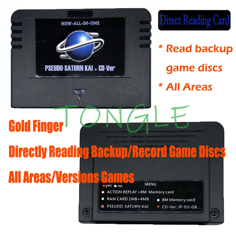 1 Piece New All In One Card For Sega Saturn Games Pseudo-Saturn KAI, Pseudo-Kai 6.274, Action Replay Card, 4 MB Ram, 8 MB Memory