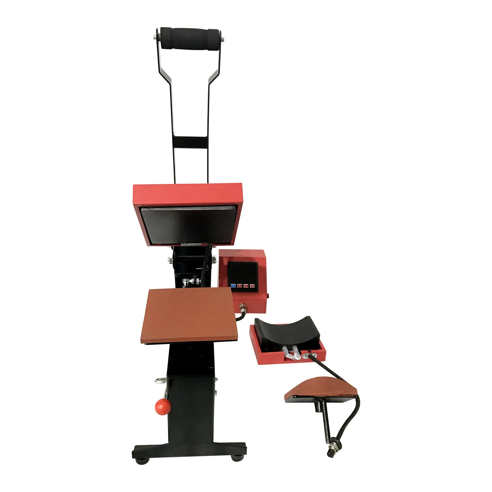 2in1 Logo/Cap Heat Press Machine Manual Label Heat Press Machine for T Shirt/Hat