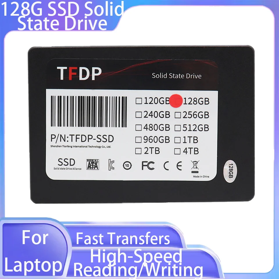 

128G Mini SSD Solid State Drive High-Speed Reading and Writing Fast Transfers Improve Performance Fast Read Durable For Laptop