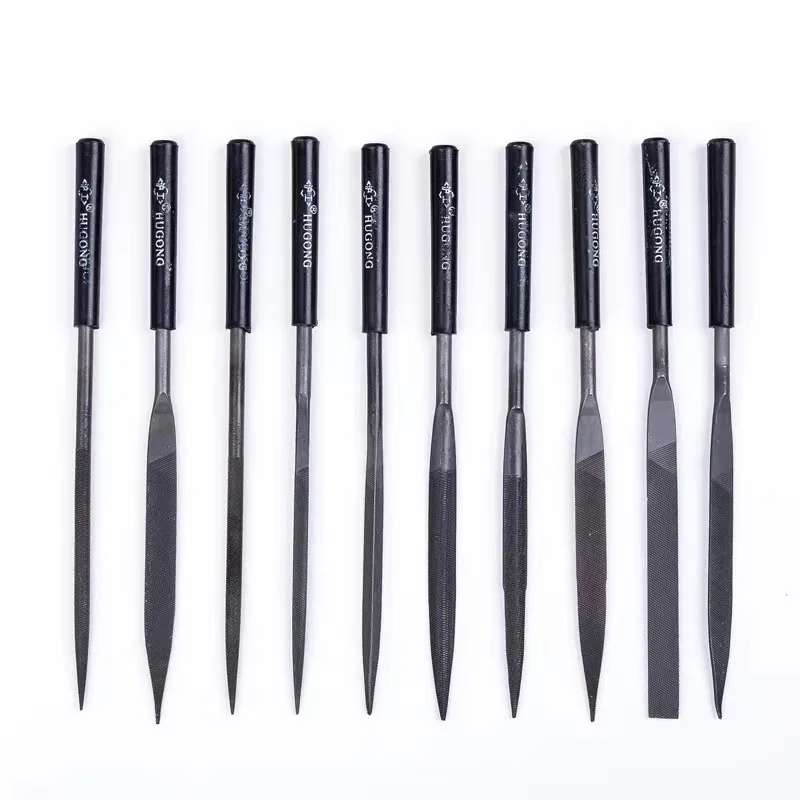 10pcs 140mm Mini Needle File Set DIY Wood Rasp File Needle Jewelry Polishing Carving Diamond File Handy Tools Ceramic Crafts