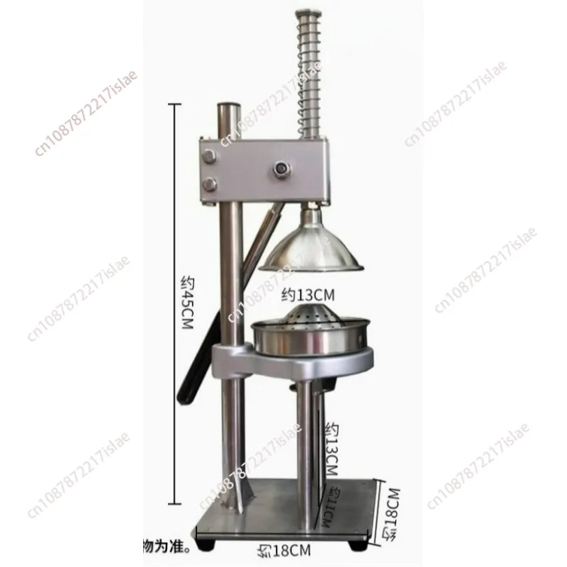 

Stainless Steel Fruit Juicer Manual Juice Press Machine for Apples Oranges Juice Drinks Making
