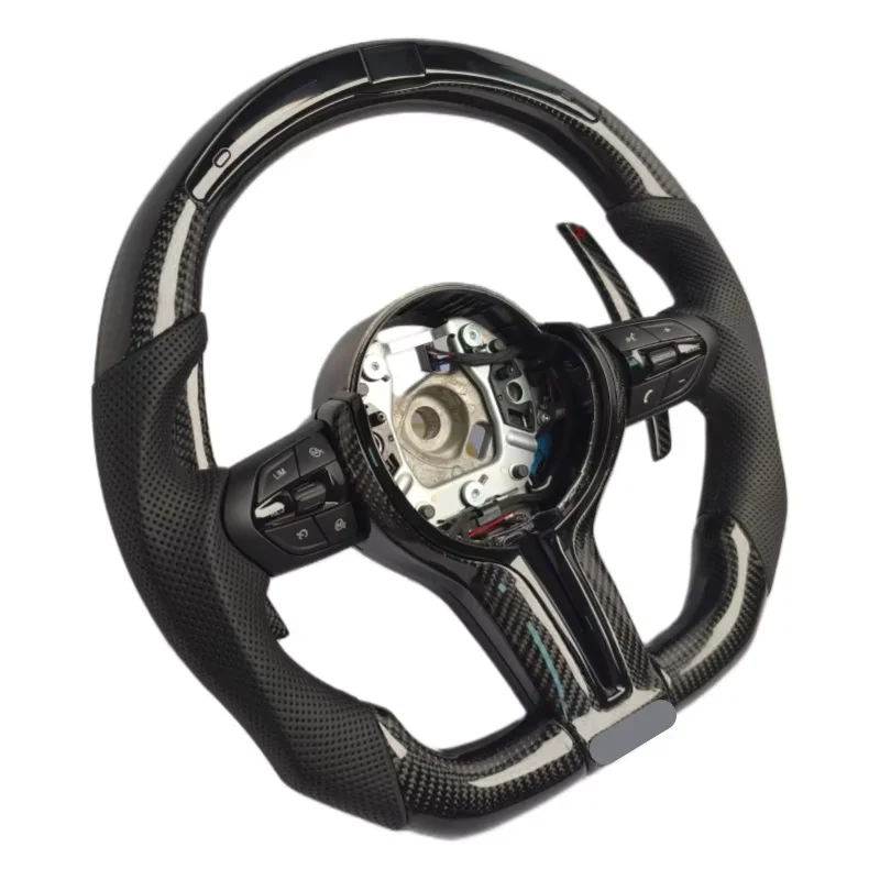 New Upgrade Carbon Fibre LED For BMW M Sport Competitive Steering Wheel For BMW E/F Series M3 M5 E46 F10 F30 F20 F12 F80 F82 F34