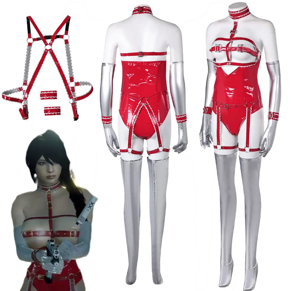 

Fantasia Ada Wong, сексуальное женское белье для косплея, одежда Biohazard Game Resident 4, костюм Disfraz, женский костюм на Хэллоуин, карнавал, праздничная ткань
