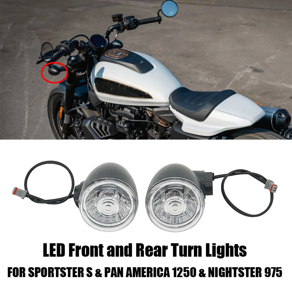 

Sportster S Motorcycle Front Rear Headlamp Brake Light LED Bullet Turn Signal Light For Harley Sportster S 1250 RH1250 2022 2021