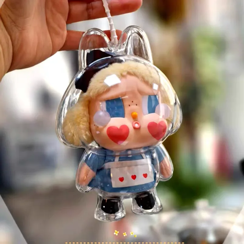 CRYBABY płaczący dziecko CRYBABY futerał ochronny w pełni przezroczysty akrylowy pokrowiec ochronny chodząca torba dla dziecka akcesoria dla lalek