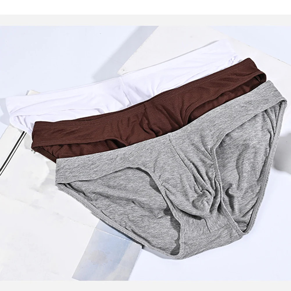 

Мужские мягкие трусы с боковой вилкой, дышащие трусы с низкой талией без промежности, трусы для геев, ультратонкие трусики